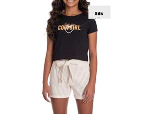 Conjunto juv manga curta