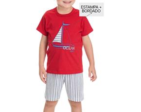 Conjunto masc m/curta