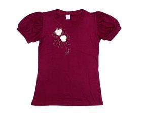 Blusa juv manga curta