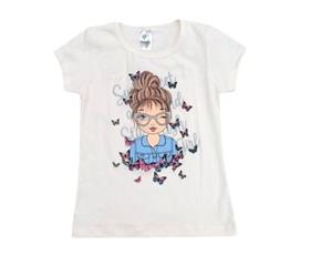 Blusa inf manga curta
