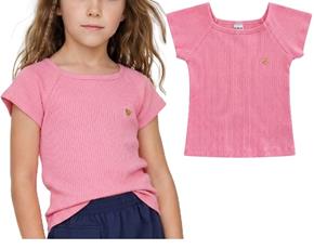 Blusa inf manga curta