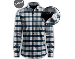 Camisa ad manga longa 3/4