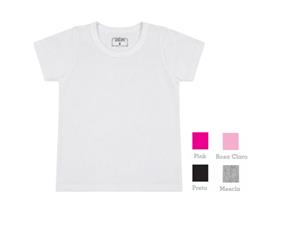 Blusa inf manga curta