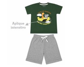 Conjunto masc m/curta