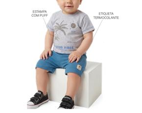 Conjunto masc manga curta