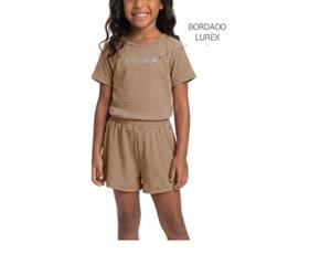 Conjunto juv manga curta