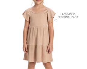Vestido inf manga curta