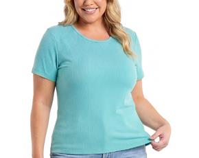 Blusa ad extrag manga curt