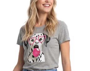 Blusa ad manga curta