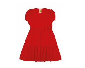 Vestido inf manga curta