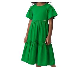 Vestido inf manga curta