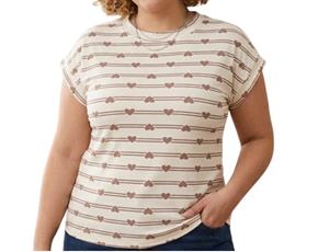 Blusa ad extrag manga curt
