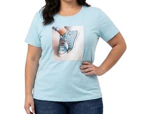 Blusa ad extrag manga curt