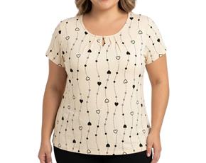 Blusa ad extrag manga curt