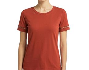 Blusa ad manga curta