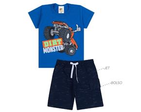 Conjunto masc m/curta