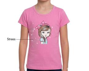 Blusa inf manga curta