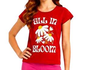 Blusa juv manga curta