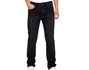 Calça juv jeans/tactel