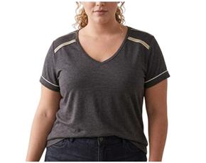 Blusa ad extrag manga curt