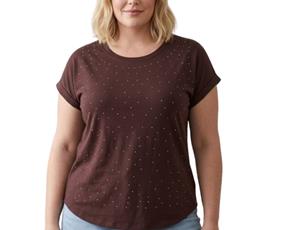Blusa ad extrag manga curt