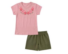 Conjunto juv manga curta