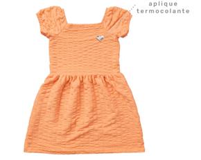 Vestido inf manga curta