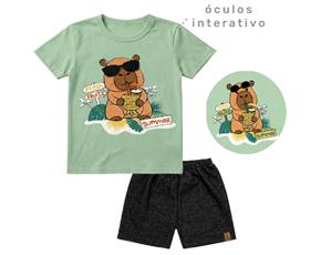 Conjunto masc manga curta