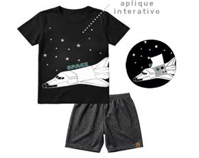 Conjunto inf manga curta
