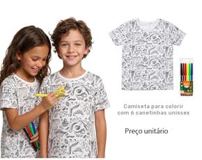 Camiseta inf manga curta