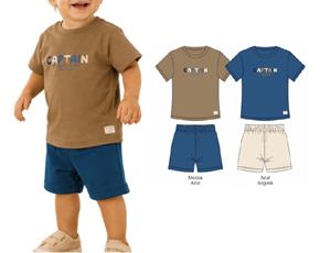 Conjunto masc m/curta