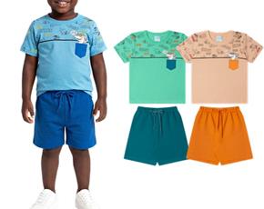 Conjunto masc m/curta