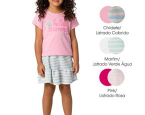 Conjunto inf manga curta