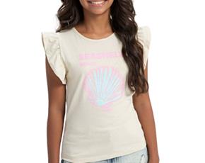 Blusa juv manga curta