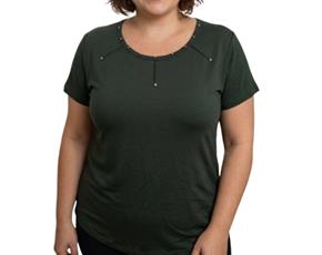 Blusa ad extrag manga curt