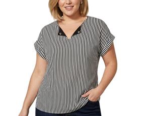 Blusa ad extrag manga curt