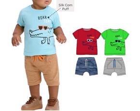 Conjunto masc manga curta
