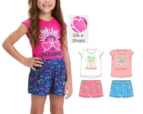 Conjunto inf manga curta