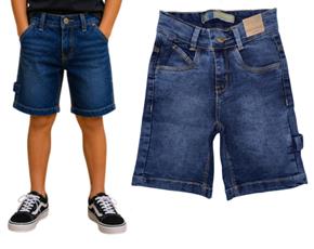 Bermuda juv jeans/sar