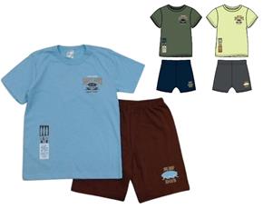 Conjunto juv manga curta