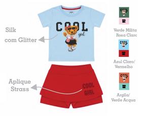 Conjunto inf manga curta