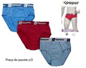 Cueca Keeper Ad Alg Elástico Pers (c/3)