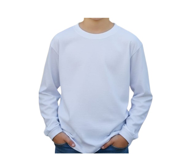 Camiseta Otan Juvenil Masculina Manga Longa Malha  escolar