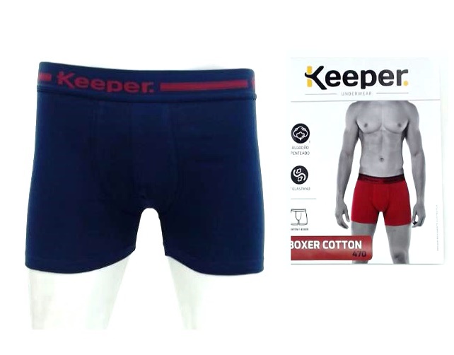 Cueca-boxer Keeper Ad Masc Cotton Elástico Pers