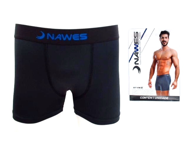 Cueca-boxer Nawes Ad Masc Microfibra