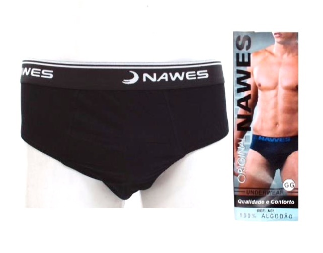 Cueca Nawes Ad Alg Elástico Pers (c/3)