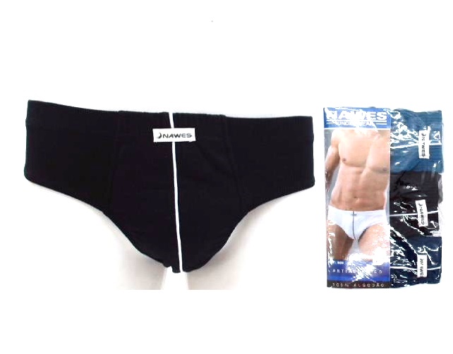 Cueca Nawes Adulto  Algodão (c/3)