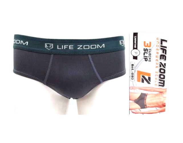 Cueca Lifezoom Ad Microfibra Elást Pers (c/3)