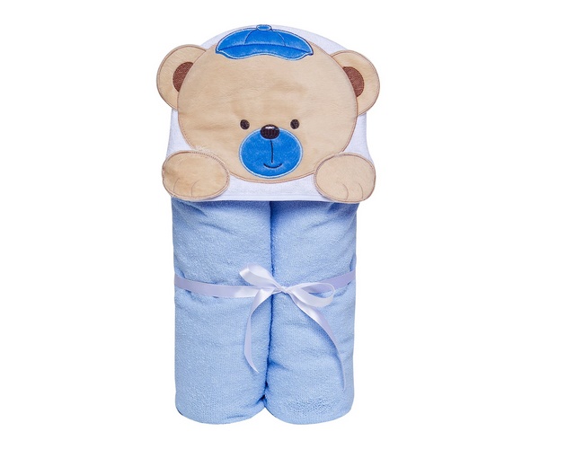 Toalha-banho Papi Bebe Felpuda Capuz Bichos