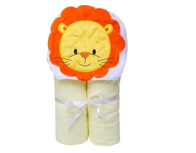 Toalha-banho Papi Bebe Felpuda Capuz Bichos